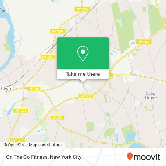 Mapa de On The Go Fitness