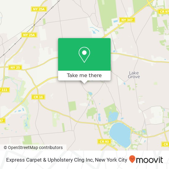 Express Carpet & Upholstery Clng Inc map