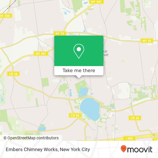 Embers Chimney Works map