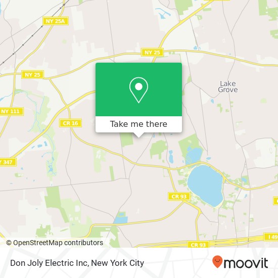 Mapa de Don Joly Electric Inc