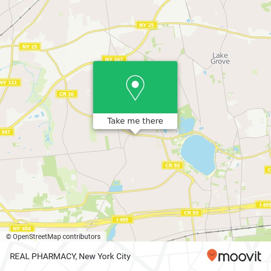 REAL PHARMACY map