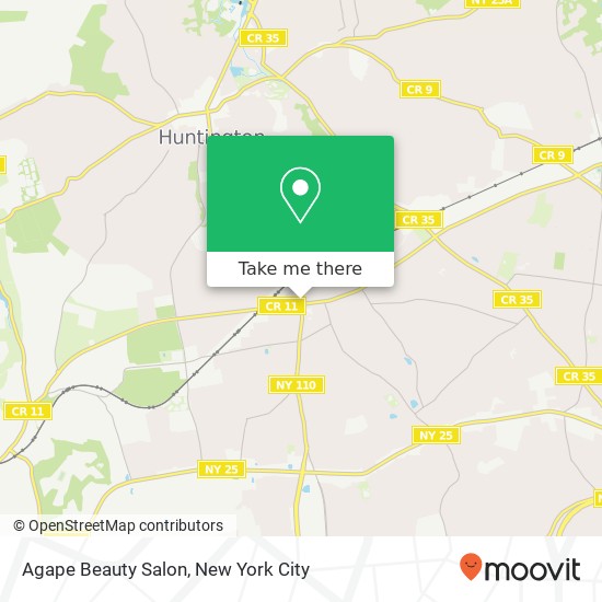 Mapa de Agape Beauty Salon