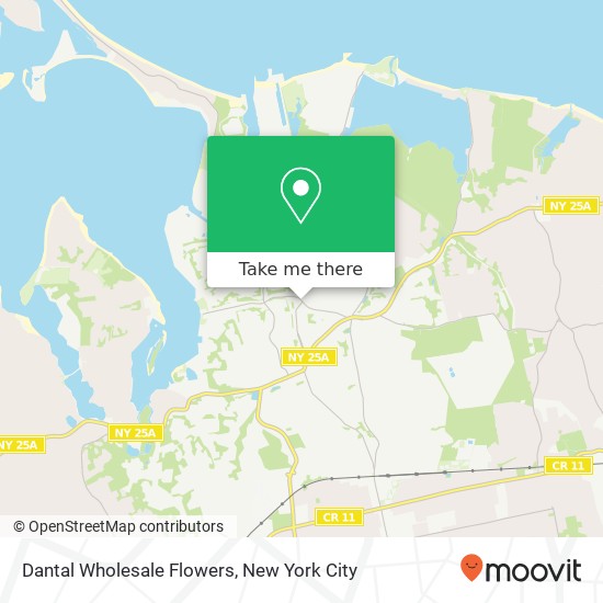 Mapa de Dantal Wholesale Flowers