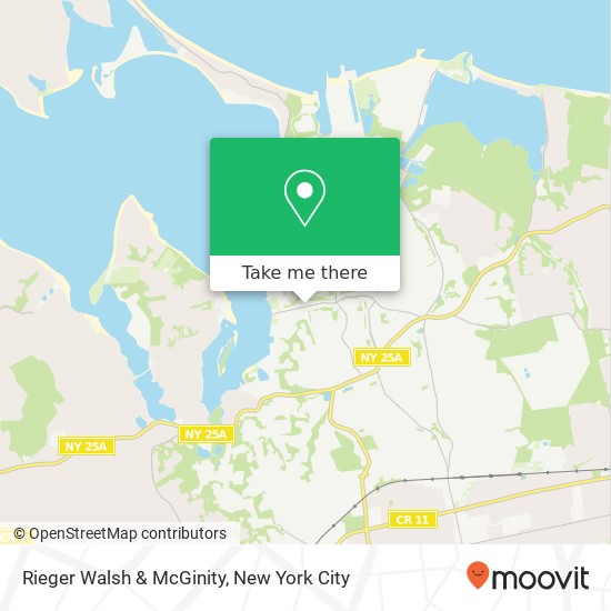 Rieger Walsh & McGinity map