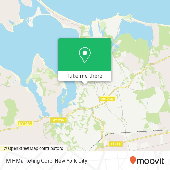 M F Marketing Corp map