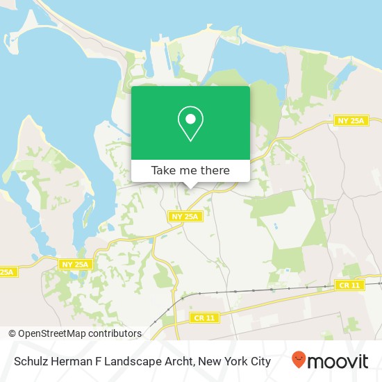 Mapa de Schulz Herman F Landscape Archt