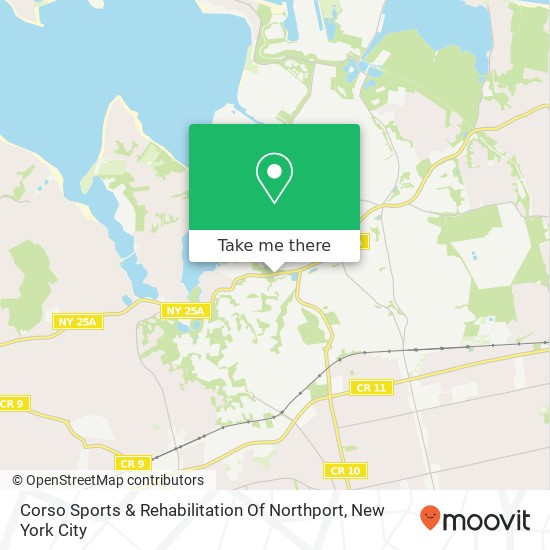 Corso Sports & Rehabilitation Of Northport map