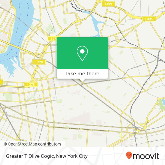 Mapa de Greater T Olive Cogic