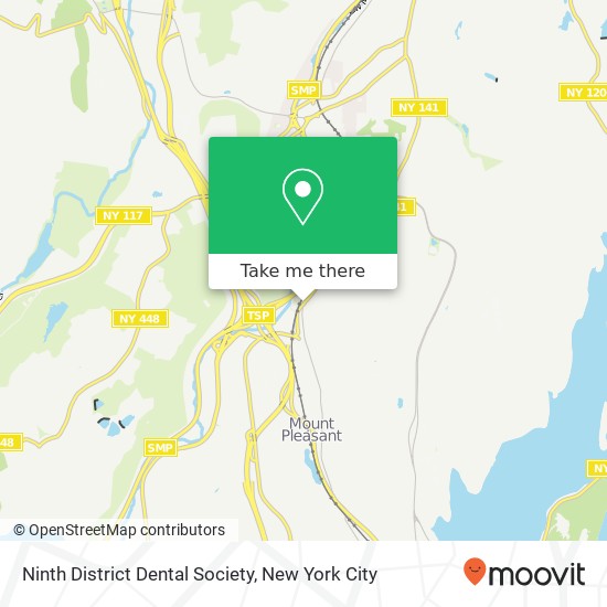 Mapa de Ninth District Dental Society