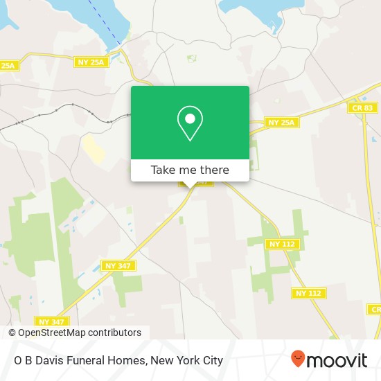 O B Davis Funeral Homes map