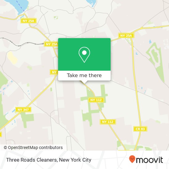 Three Roads Cleaners map