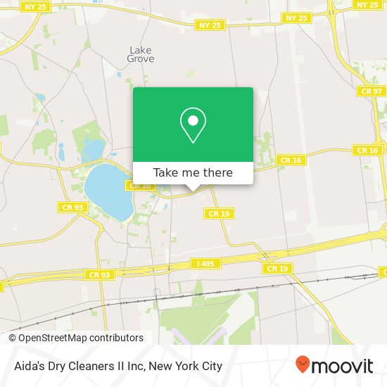 Mapa de Aida's Dry Cleaners II Inc