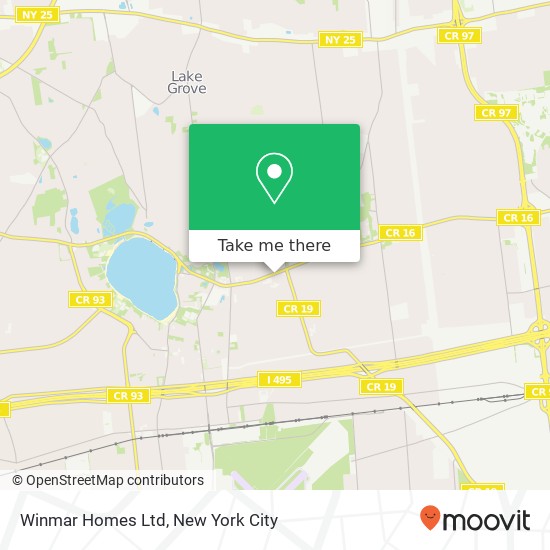 Winmar Homes Ltd map