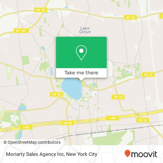 Moriarty Sales Agency Inc map
