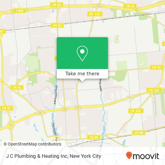 Mapa de J C Plumbing & Heating Inc