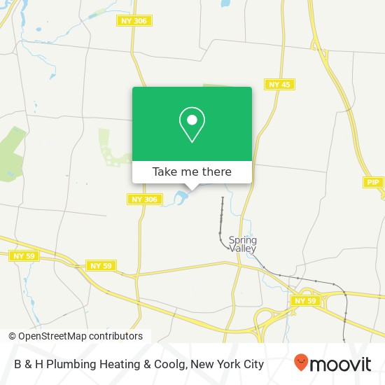 B & H Plumbing Heating & Coolg map