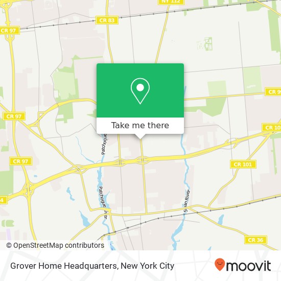 Grover Home Headquarters map