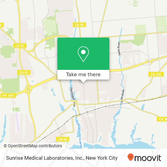 Sunrise Medical Laboratories, Inc. map