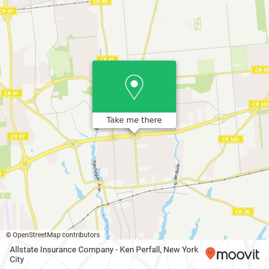 Allstate Insurance Company - Ken Perfall map