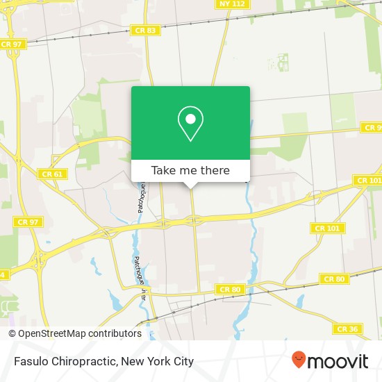 Fasulo Chiropractic map