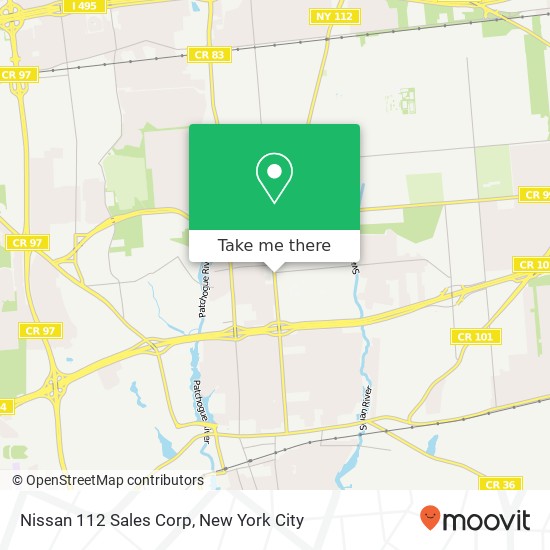 Mapa de Nissan 112 Sales Corp