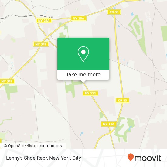 Lenny's Shoe Repr map