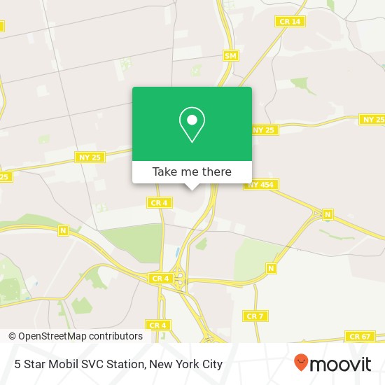 5 Star Mobil SVC Station map