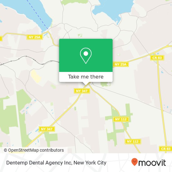 Mapa de Dentemp Dental Agency Inc