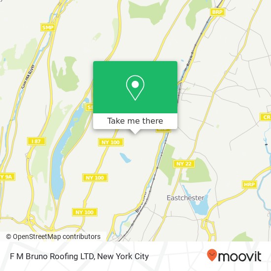 Mapa de F M Bruno Roofing LTD