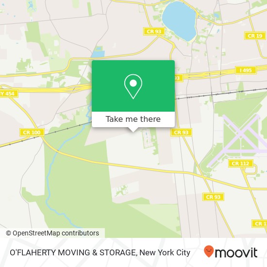 O'FLAHERTY MOVING & STORAGE map