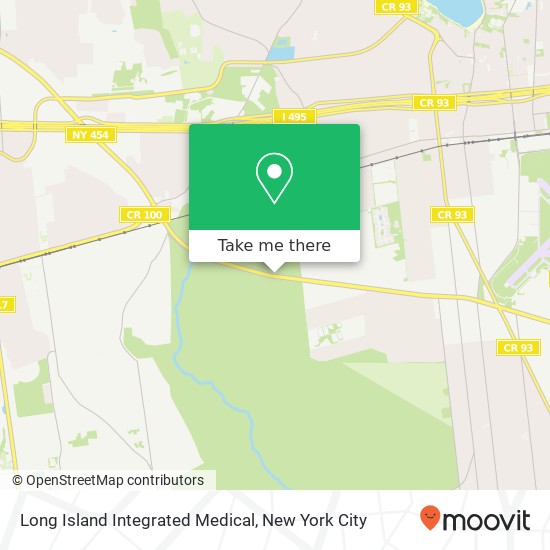 Mapa de Long Island Integrated Medical