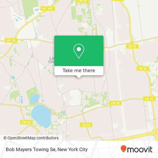 Bob Mayers Towing Se map