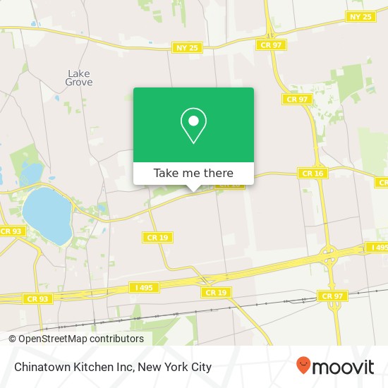 Mapa de Chinatown Kitchen Inc