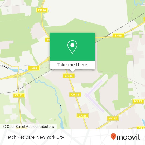 Mapa de Fetch Pet Care