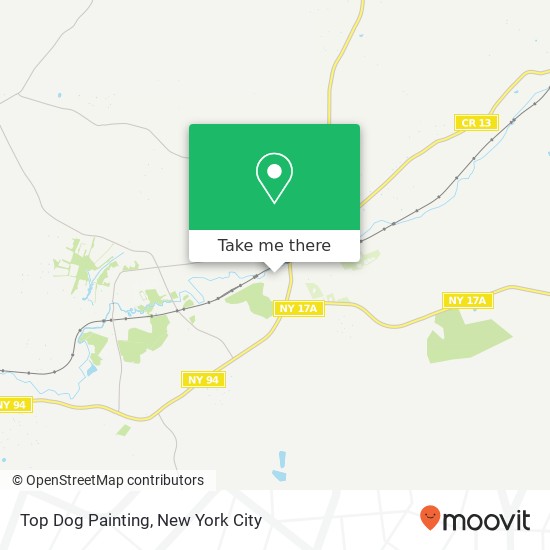 Top Dog Painting map