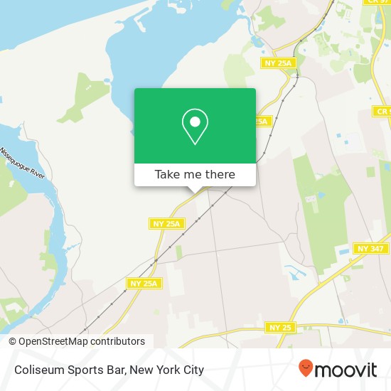 Coliseum Sports Bar map