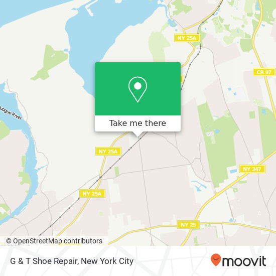 G & T Shoe Repair map