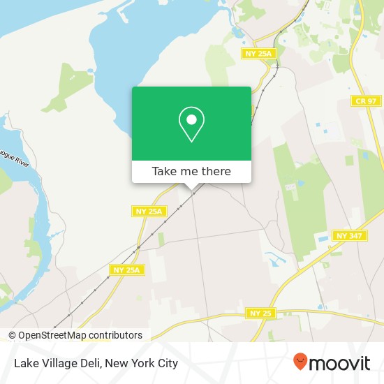 Lake Village Deli map