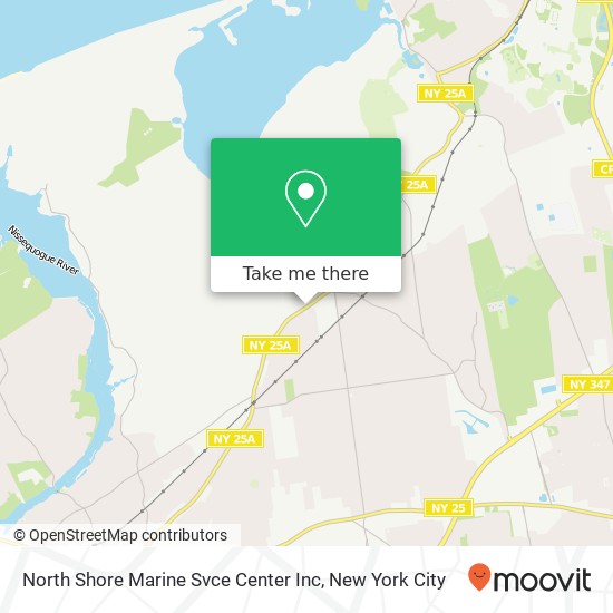 North Shore Marine Svce Center Inc map