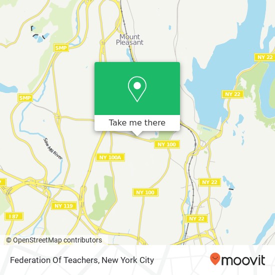 Federation Of Teachers map