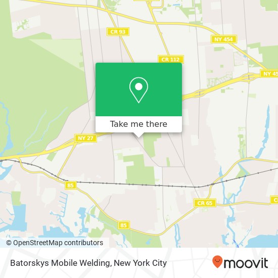 Mapa de Batorskys Mobile Welding
