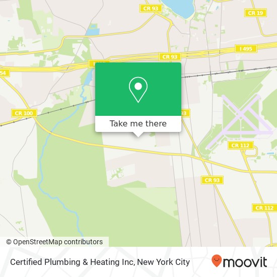 Certified Plumbing & Heating Inc map