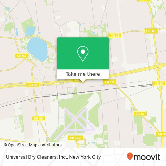 Universal Dry Cleaners, Inc. map