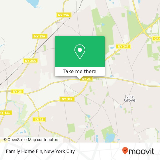 Family Home Fin map