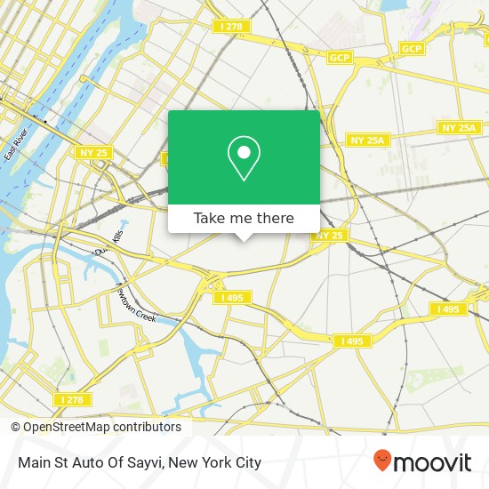 Mapa de Main St Auto Of Sayvi