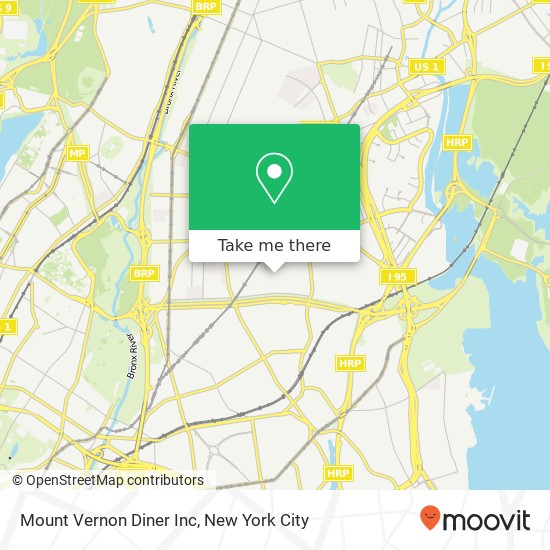 Mount Vernon Diner Inc map