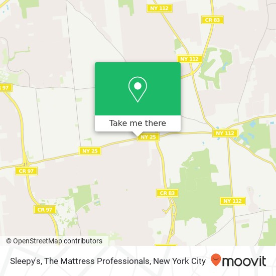 Sleepy's, The Mattress Professionals map