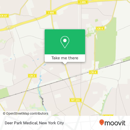 Deer Park Medical map