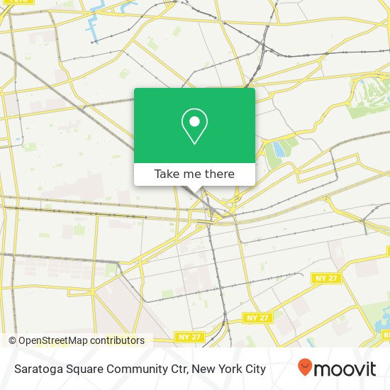 Saratoga Square Community Ctr map