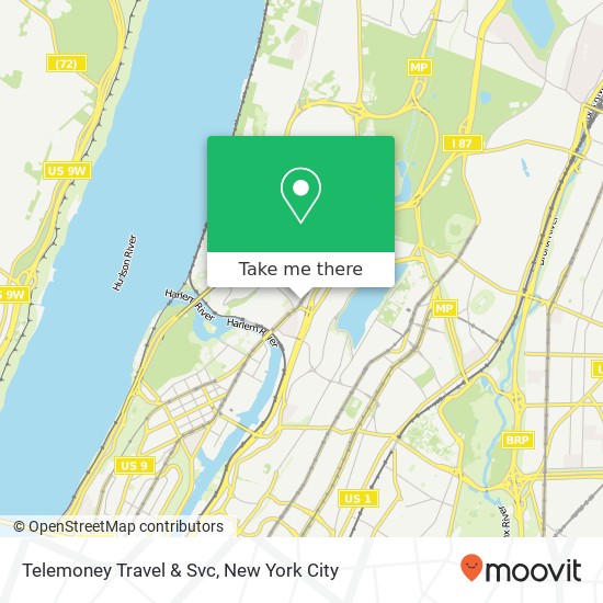 Mapa de Telemoney Travel & Svc